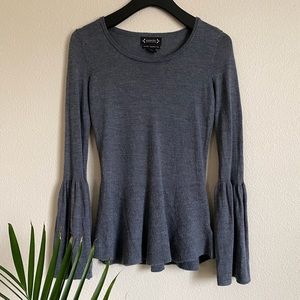 Wool fitted sweater